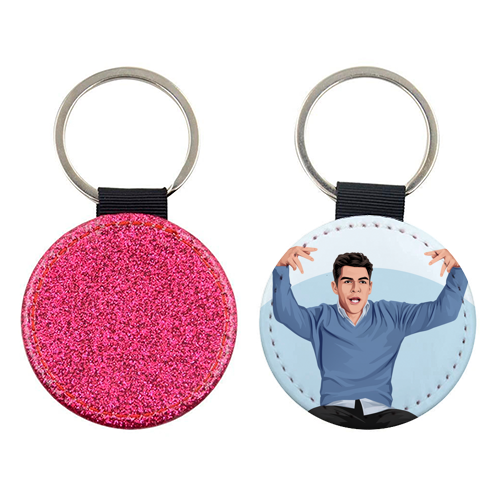 Twenty Nine! Funny Schmidt 29th Birthday TV Sitcom Inspired - keyring by Sundiva Designs