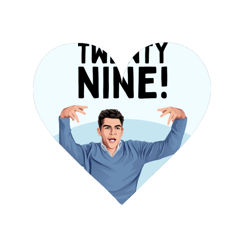 Twenty Nine! Funny Schmidt 29th Birthday TV Sitcom Inspired - Magnet by Sundiva Designs