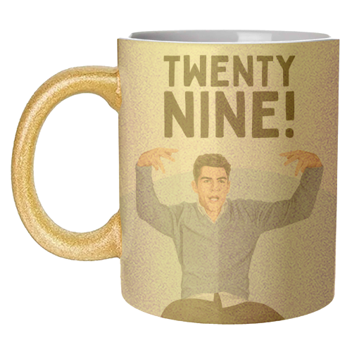 Twenty Nine! Funny Schmidt 29th Birthday TV Sitcom Inspired - unique mug by Sundiva Designs