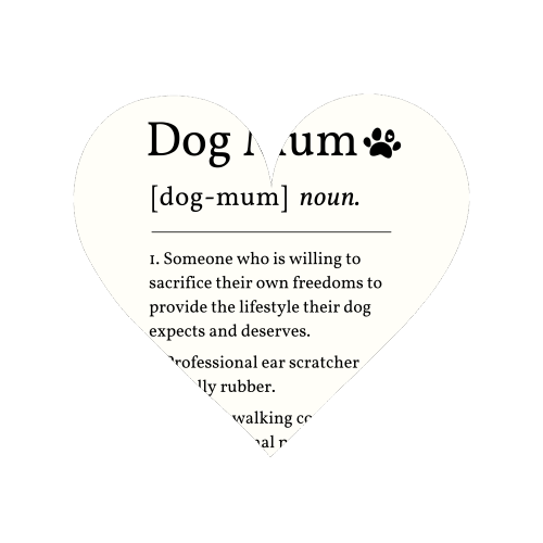 Dog Mum Definition Funny Dictionary Style Quote Print - Magnet by Sundiva Designs
