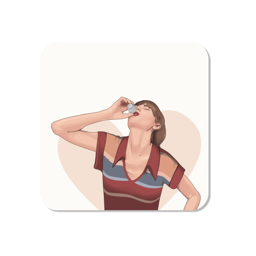 Here's To Getting Older But Never Wiser Funny Birthday Quote Print - Magnet by Sundiva Designs