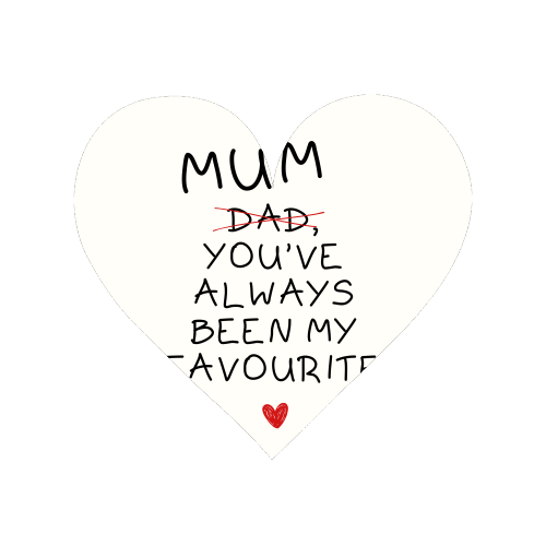 Mum You've Always Been My Favourite Funny Quote - Magnet by Sundiva Designs