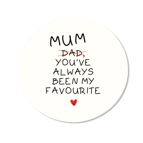 Mum You've Always Been My Favourite Funny Quote - Magnet by Sundiva Designs