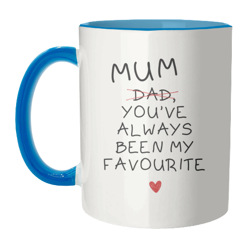 Mum You've Always Been My Favourite Funny Quote - unique mug by Sundiva Designs