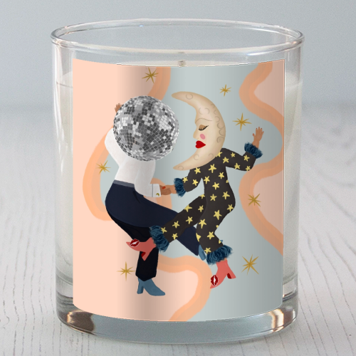 Disco Lovers Moon Dance - scented candle by Steph Pryor