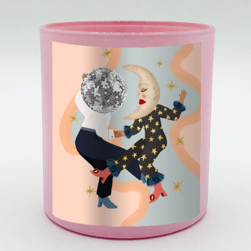 Disco Lovers Moon Dance - scented candle by Steph Pryor