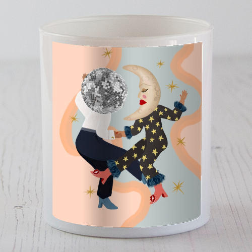 Disco Lovers Moon Dance - scented candle by Steph Pryor