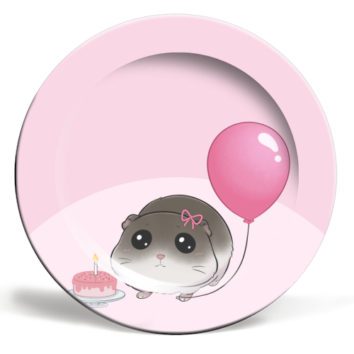 Just A Teenage Girlie Barely Holding Onto Her Twenties Funny Birthday - ceramic dinner plate by Sundiva Designs