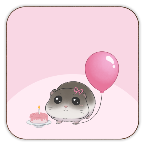 Just A Teenage Girlie Barely Holding Onto Her Twenties Funny Birthday - personalised beer coaster by Sundiva Designs