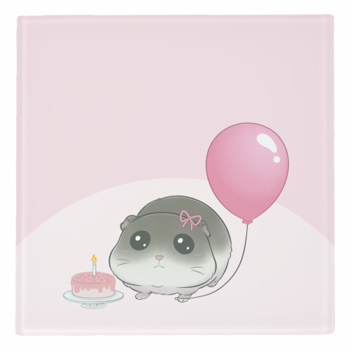 Just A Teenage Girlie Barely Holding Onto Her Twenties Funny Birthday - personalised beer coaster by Sundiva Designs