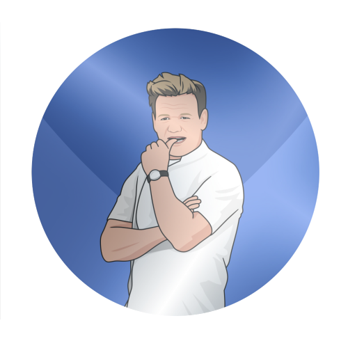 I Hope Your Birthday Cake Isn't F*ing Raw Funny Chef Quote - Circle Sticker by Sundiva Designs