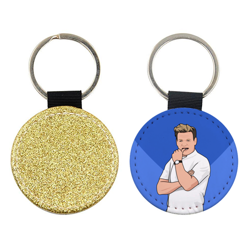 I Hope Your Birthday Cake Isn't F*ing Raw Funny Chef Quote - keyring by Sundiva Designs