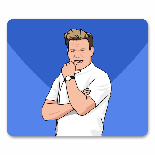 I Hope Your Birthday Cake Isn't F*ing Raw Funny Chef Quote - mouse mat by Sundiva Designs