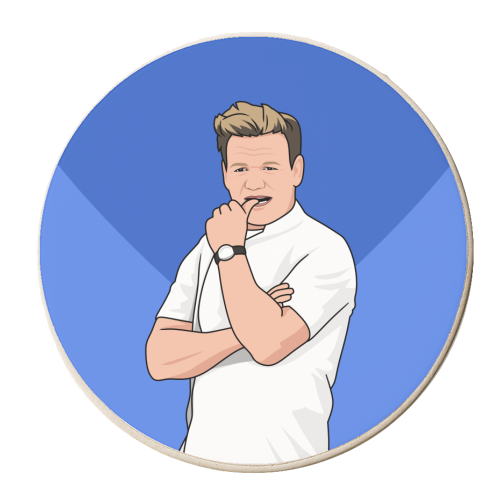 I Hope Your Birthday Cake Isn't F*ing Raw Funny Chef Quote - personalised beer coaster by Sundiva Designs