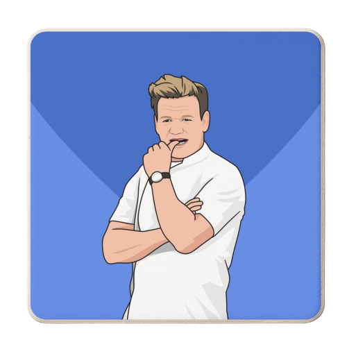 I Hope Your Birthday Cake Isn't F*ing Raw Funny Chef Quote - personalised beer coaster by Sundiva Designs