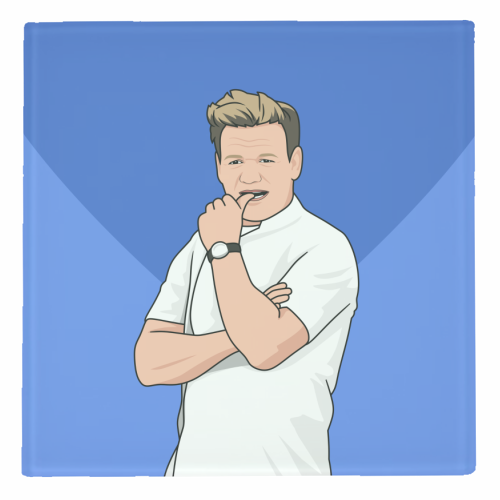 I Hope Your Birthday Cake Isn't F*ing Raw Funny Chef Quote - personalised beer coaster by Sundiva Designs