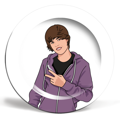 Congrats On Your Baby Baby Baby Ooh Funny New Baby Quote - ceramic dinner plate by Sundiva Designs