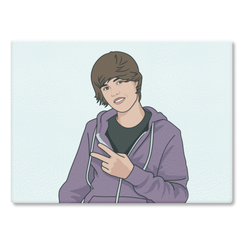 Congrats On Your Baby Baby Baby Ooh Funny New Baby Quote - glass chopping board by Sundiva Designs