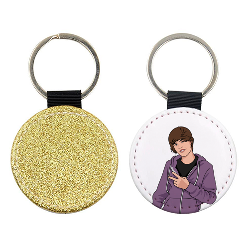 Congrats On Your Baby Baby Baby Ooh Funny New Baby Quote - keyring by Sundiva Designs