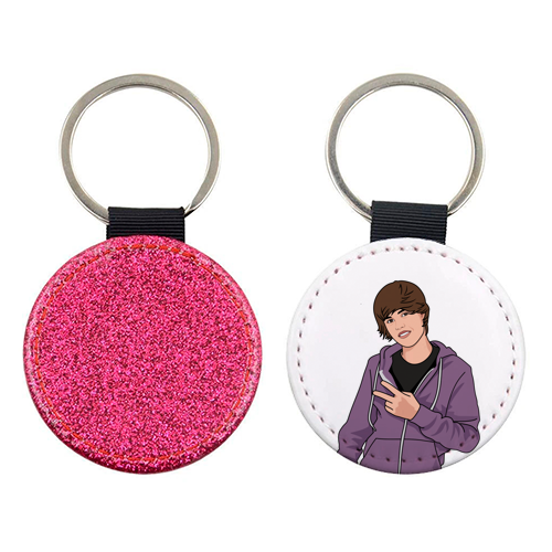 Congrats On Your Baby Baby Baby Ooh Funny New Baby Quote - keyring by Sundiva Designs