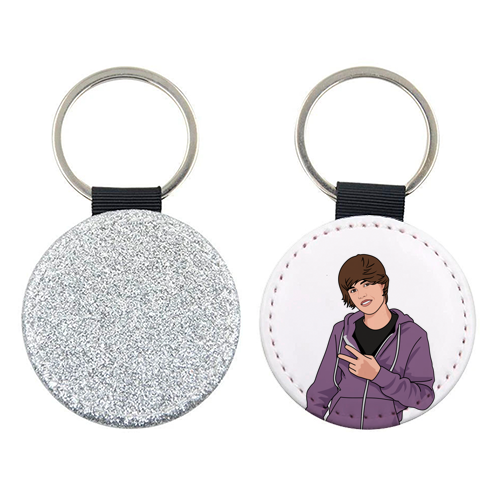 Congrats On Your Baby Baby Baby Ooh Funny New Baby Quote - keyring by Sundiva Designs