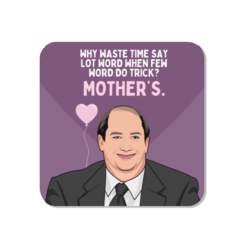 Why Waste Time Say Lot Word Mother's Funny Minimal Quote - Magnet by Sundiva Designs