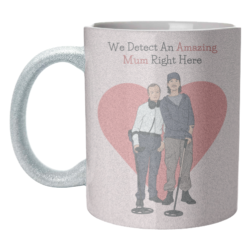 We Detect An Amazing Mum Right Here Funny Quote - unique mug by Sundiva Designs