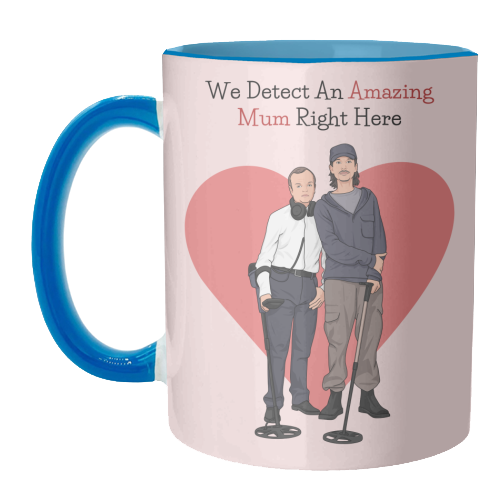 We Detect An Amazing Mum Right Here Funny Quote - unique mug by Sundiva Designs