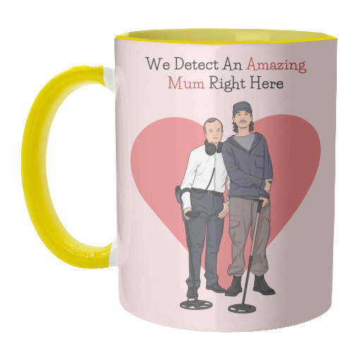 We Detect An Amazing Mum Right Here Funny Quote - unique mug by Sundiva Designs