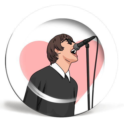 Today Is Gonna Be The Day Mum Funny Britpop Inspired Quote - ceramic dinner plate by Sundiva Designs