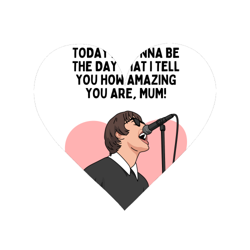 Today Is Gonna Be The Day Mum Funny Britpop Inspired Quote - Magnet by Sundiva Designs