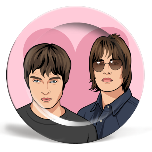 You're My Wondermum Funny Britpop Inspired Quote - ceramic dinner plate by Sundiva Designs