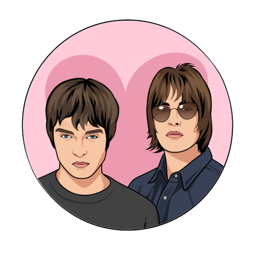 You're My Wondermum Funny Britpop Inspired Quote - Circle Sticker by Sundiva Designs