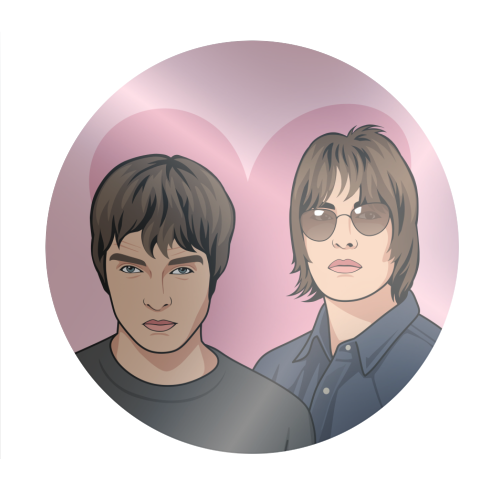 You're My Wondermum Funny Britpop Inspired Quote - Circle Sticker by Sundiva Designs