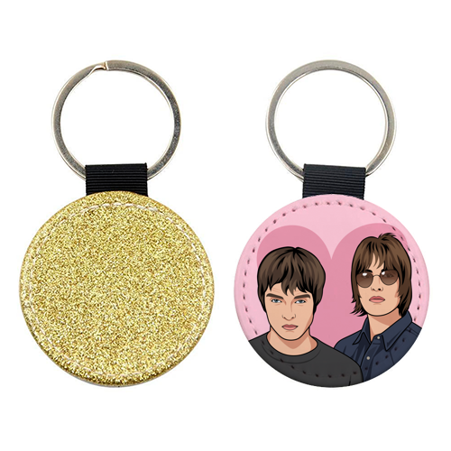 You're My Wondermum Funny Britpop Inspired Quote - keyring by Sundiva Designs