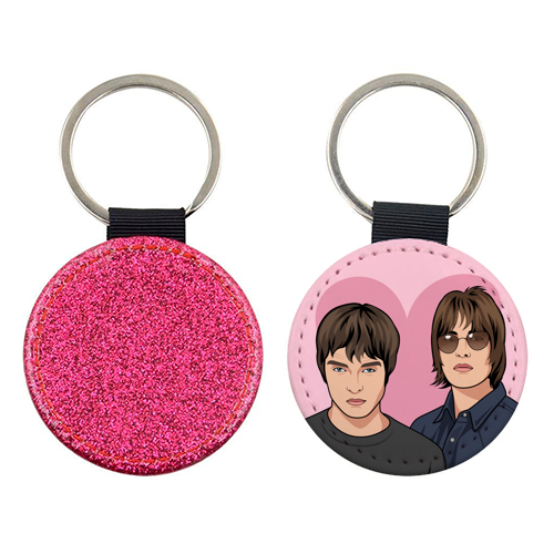 You're My Wondermum Funny Britpop Inspired Quote - keyring by Sundiva Designs