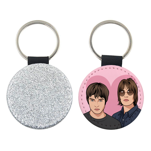 You're My Wondermum Funny Britpop Inspired Quote - keyring by Sundiva Designs