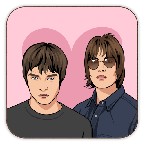 You're My Wondermum Funny Britpop Inspired Quote - personalised beer coaster by Sundiva Designs