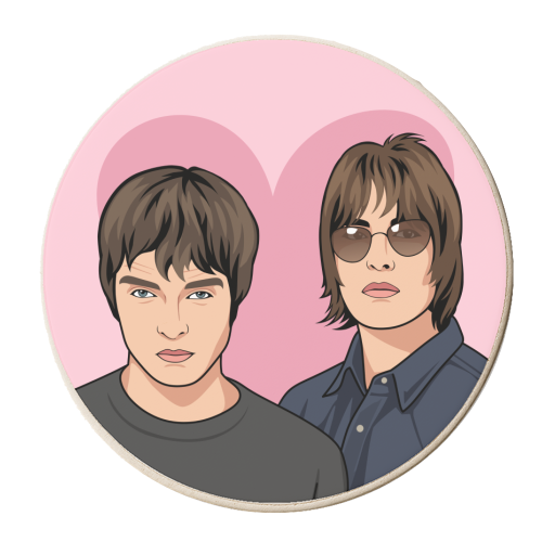 You're My Wondermum Funny Britpop Inspired Quote - personalised beer coaster by Sundiva Designs