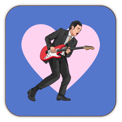 It's Not Living If It's Not With You Mum Indie Lyric Inspired Quote - personalised beer coaster by Sundiva Designs