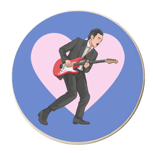 It's Not Living If It's Not With You Mum Indie Lyric Inspired Quote - personalised beer coaster by Sundiva Designs