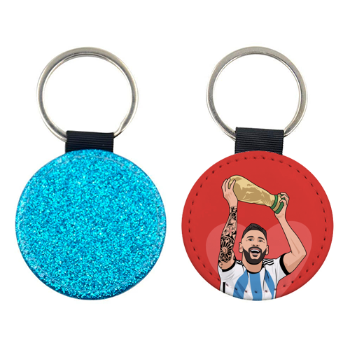 You've Assisted Me In Every Goal I've Ever Scored Mum Messi Football Quote - keyring by Sundiva Designs