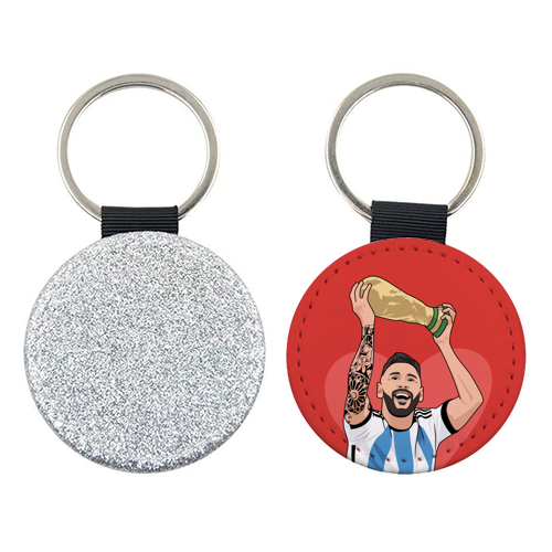 You've Assisted Me In Every Goal I've Ever Scored Mum Messi Football Quote - keyring by Sundiva Designs