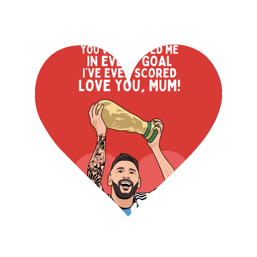 You've Assisted Me In Every Goal I've Ever Scored Mum Messi Football Quote - Magnet by Sundiva Designs