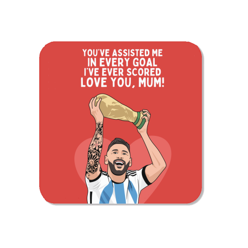 You've Assisted Me In Every Goal I've Ever Scored Mum Messi Football Quote - Magnet by Sundiva Designs