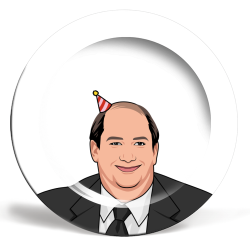 Few Word Do Trick Hap Birth Funny Minimal Birthday - ceramic dinner plate by Sundiva Designs