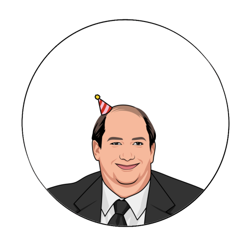 Few Word Do Trick Hap Birth Funny Minimal Birthday - Circle Sticker by Sundiva Designs