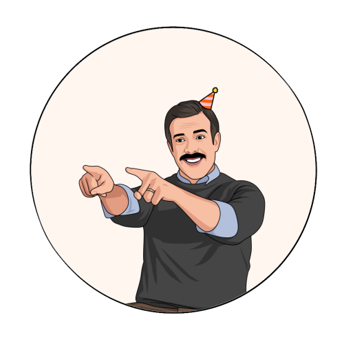 Be A Goldfish And Forget How Old You Are Funny Birthday - Circle Sticker by Sundiva Designs