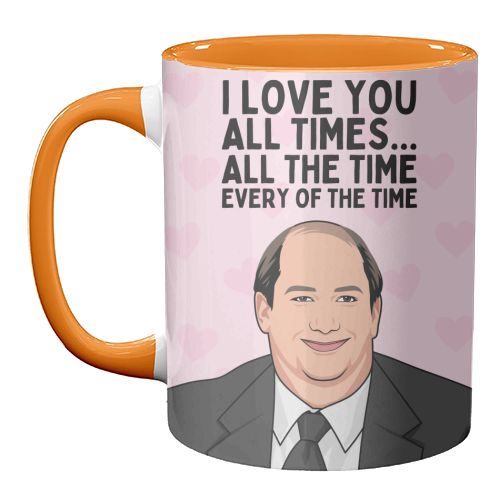 I Love You All The Time Every Of The Time Funny Romantic - unique mug by Sundiva Designs