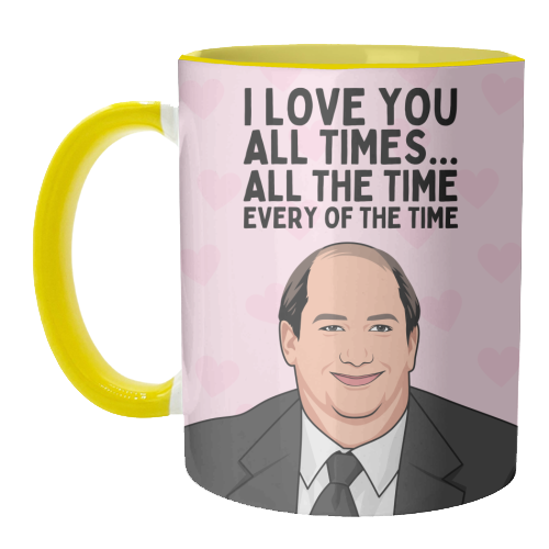 I Love You All The Time Every Of The Time Funny Romantic - unique mug by Sundiva Designs